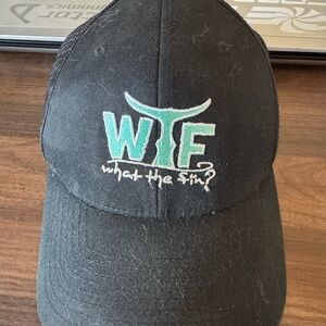 Black What The Fin? Cap